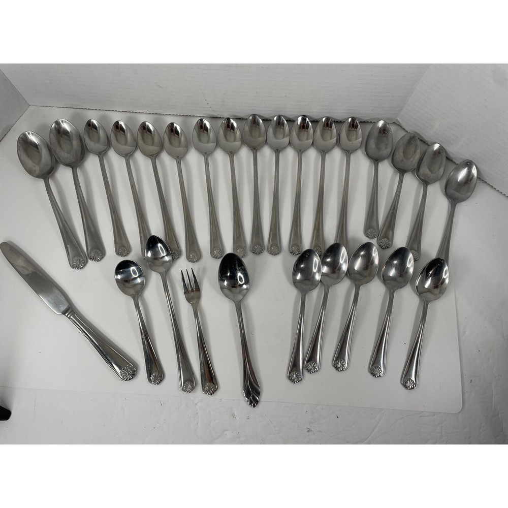 Cambridge Stainless Steel China Flatware Set Of 27 Pieces